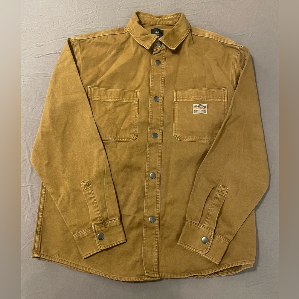 NWT H&M Men’s Brown Utility Jacket
